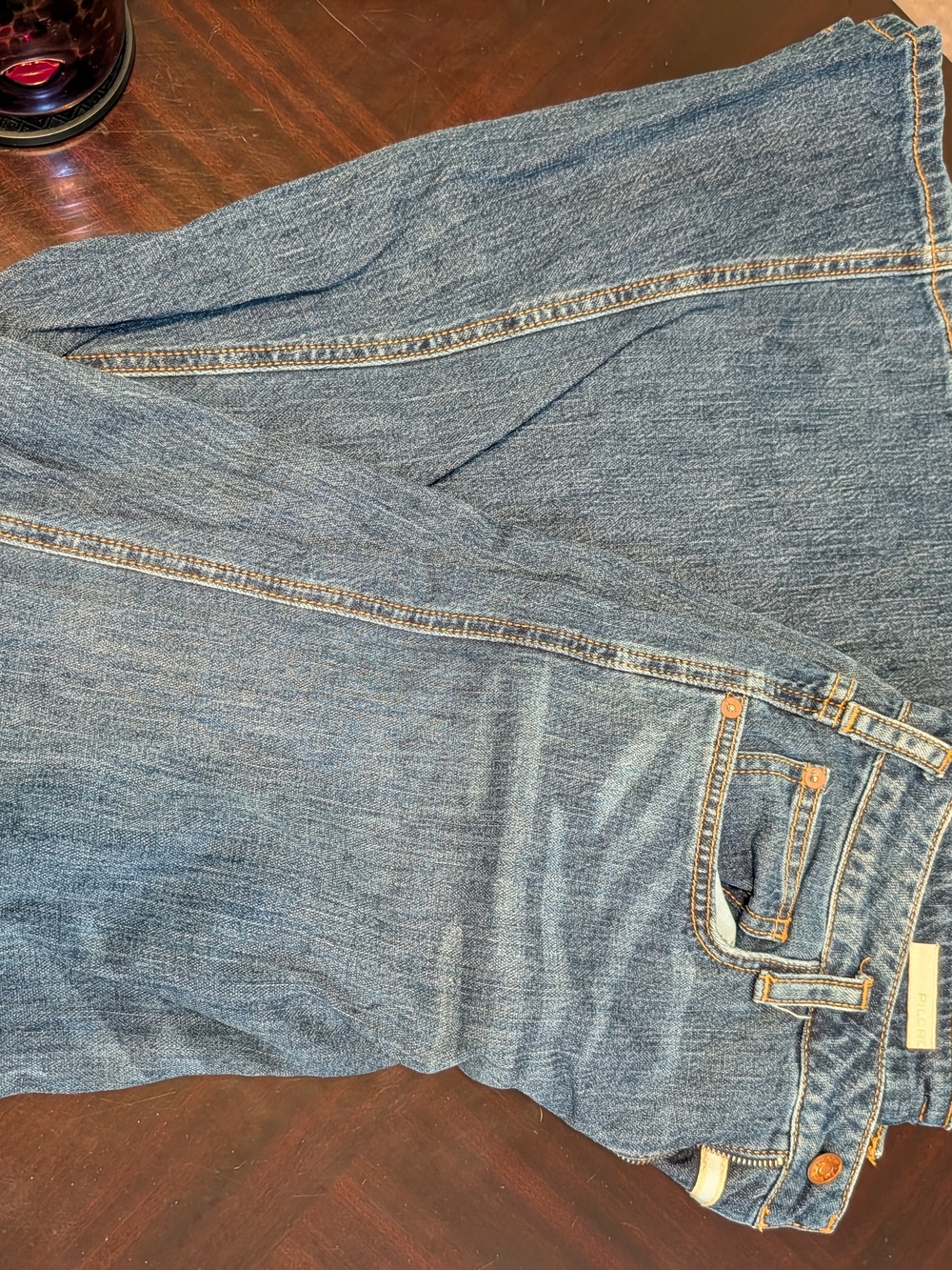 Pilcro - Wide Leg High Waist Palazzo Jean Size 28
